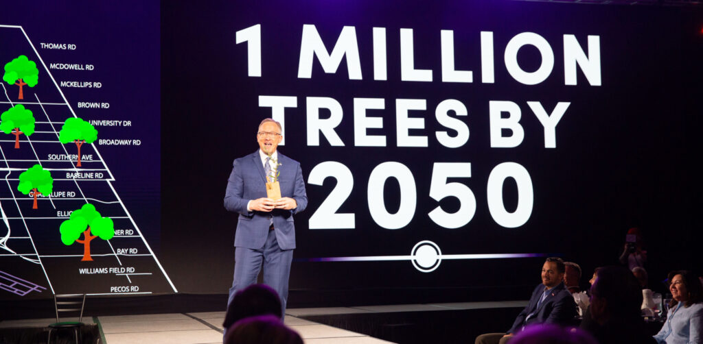 Mayor John Giles during State of the City 2023