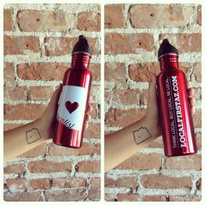 Local First refillable bottle will be available for sale at the AZ Fall Fest 