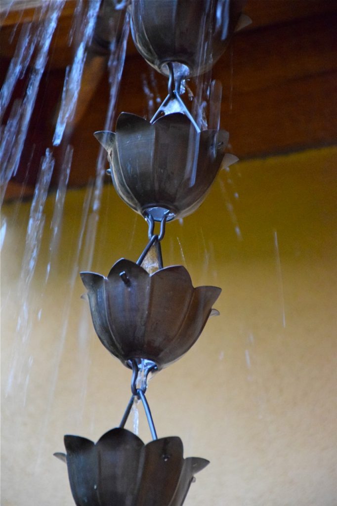 Rain Chain with Rain