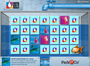 Online Water Conservation Games: Tip Tank 